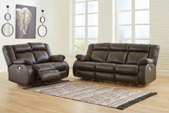 Denoron Sofa and Loveseat - furniture place usa