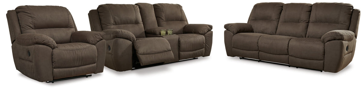 Next-Gen Gaucho Sofa, Loveseat and Recliner - PKG013090 - furniture place usa