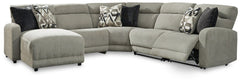 Colleyville 5-Piece Power Reclining Sectional with Chaise - furniture place usa