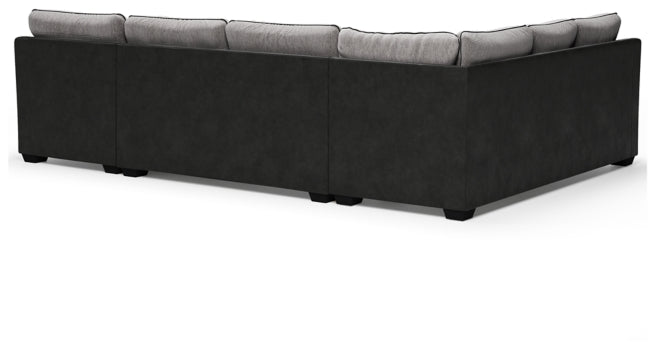 Bilgray 3-Piece Sectional with Ottoman - furniture place usa