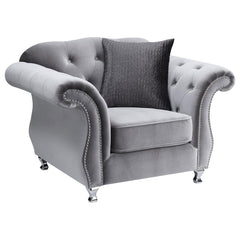 Frostine Silver Chair - furniture place usa