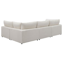 Serene Beige 4 Pc Sectional - furniture place usa