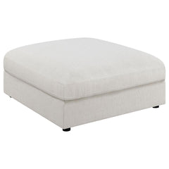 Serene Beige Ottoman - furniture place usa