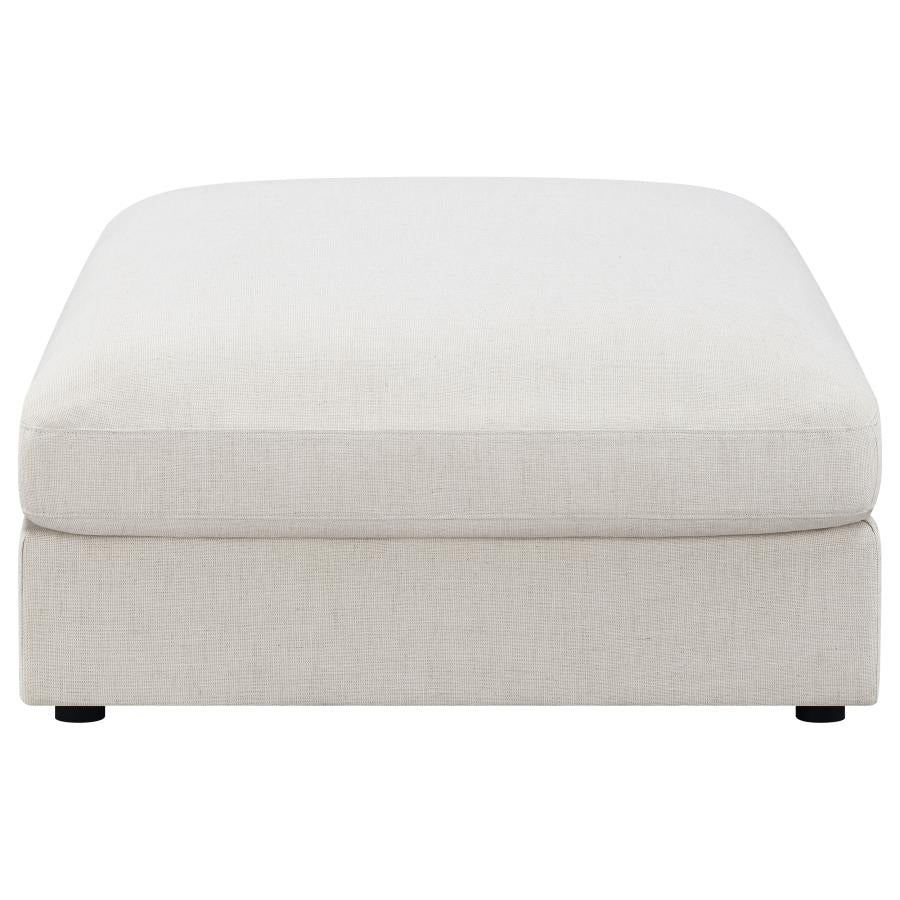 Serene Beige Ottoman - furniture place usa