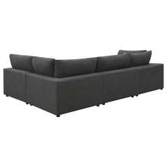 Serene Grey 4 Pc Sectional - furniture place usa