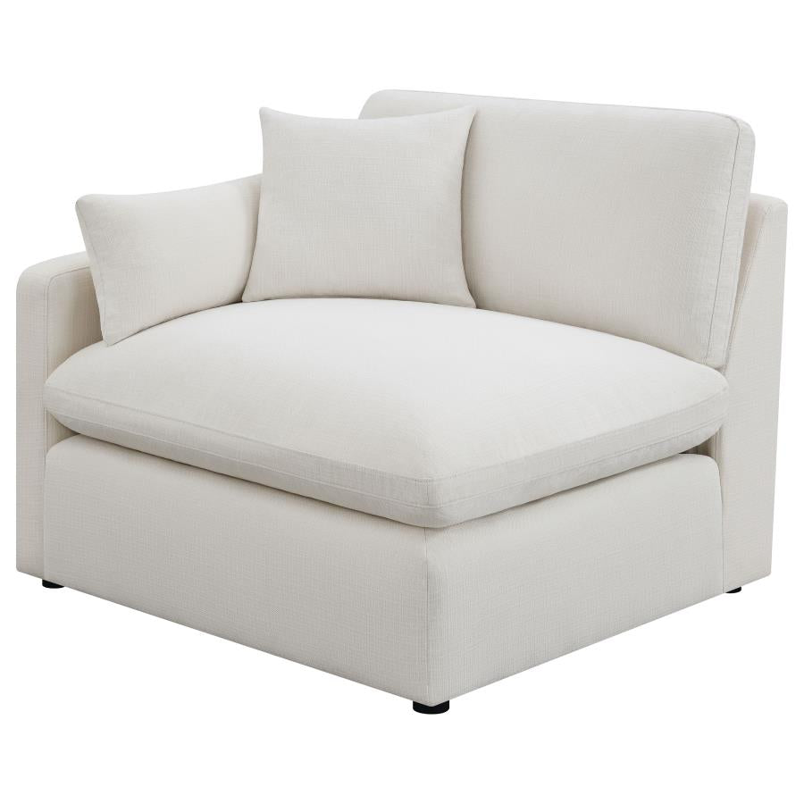 Hobson Ivory 6 Pc Sectional - furniture place usa