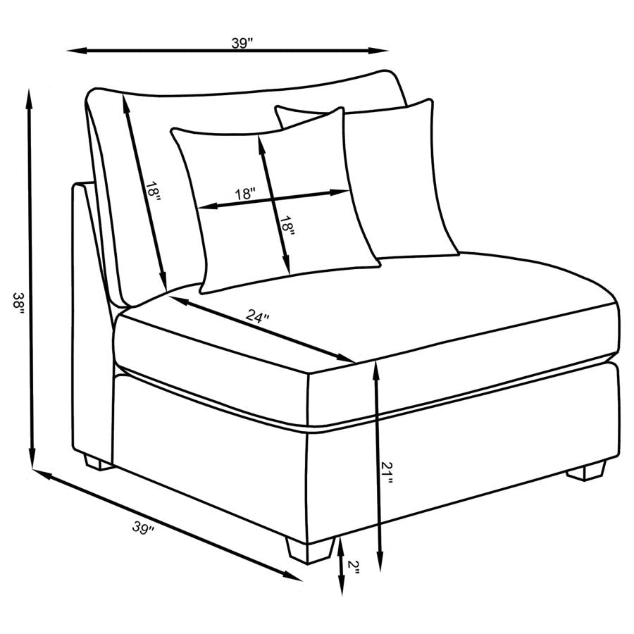 Cambria Grey 4 Pc Sectional - furniture place usa