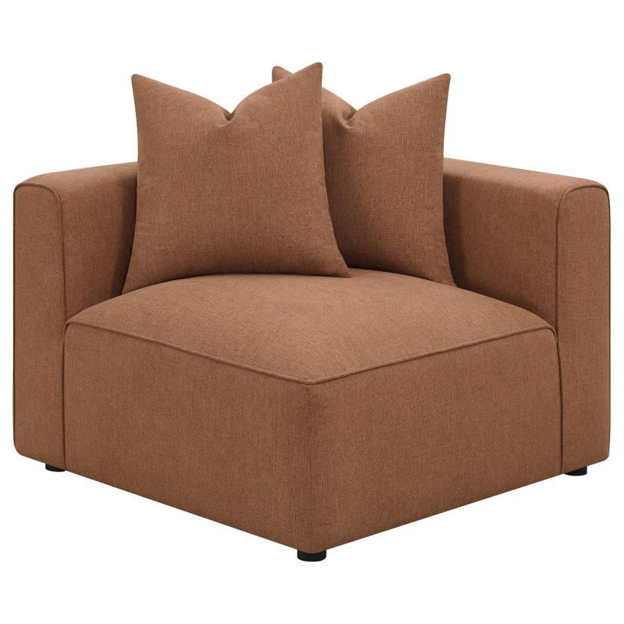 Jennifer Brown 6 Pc Sectional - furniture place usa