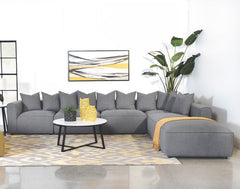 Jennifer Grey 6 Pc Sectional - furniture place usa