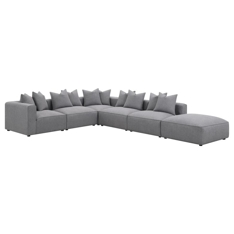 Jennifer Grey 6 Pc Sectional - furniture place usa