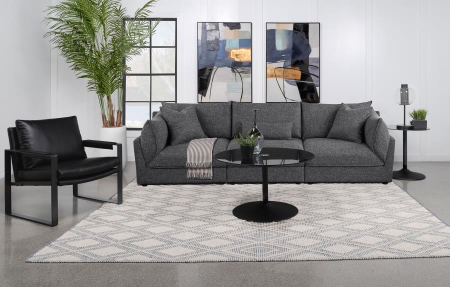 Sasha Black Sofa - furniture place usa