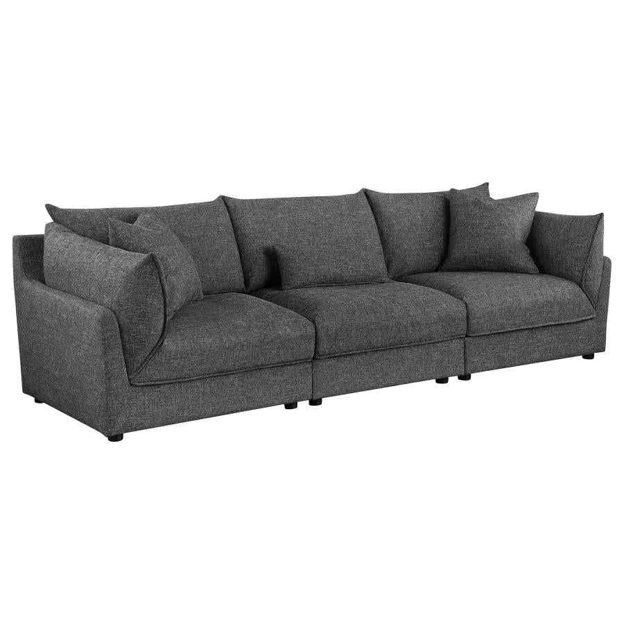 Sasha Black Sofa - furniture place usa