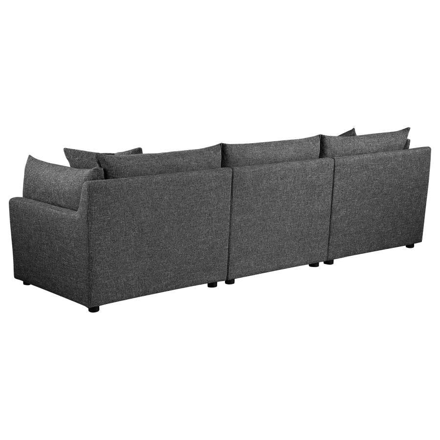 Sasha Black Sofa - furniture place usa