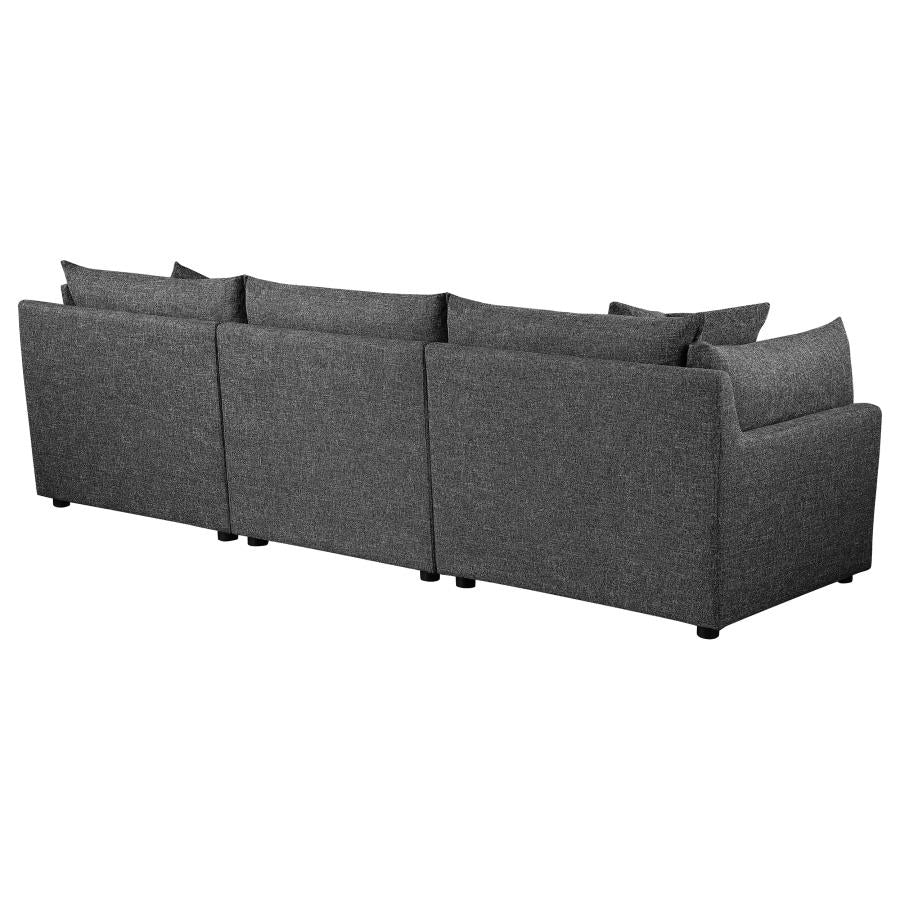 Sasha Black Sofa - furniture place usa