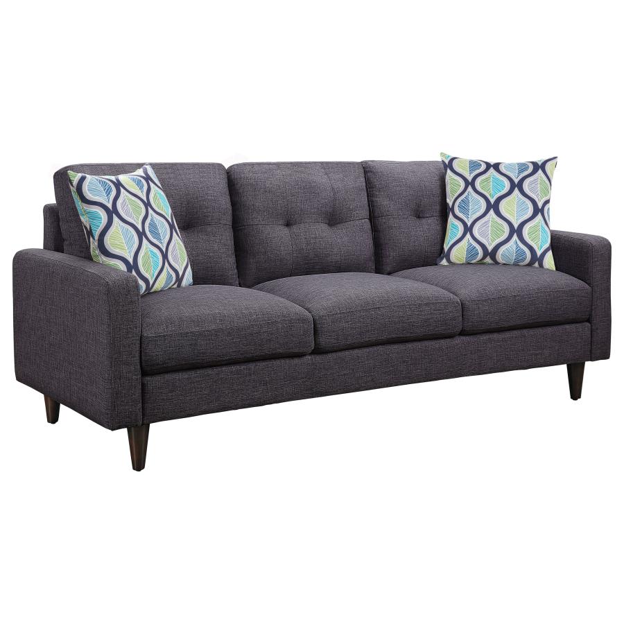 Watsonville Grey 2 Pc Sofa Set - furniture place usa