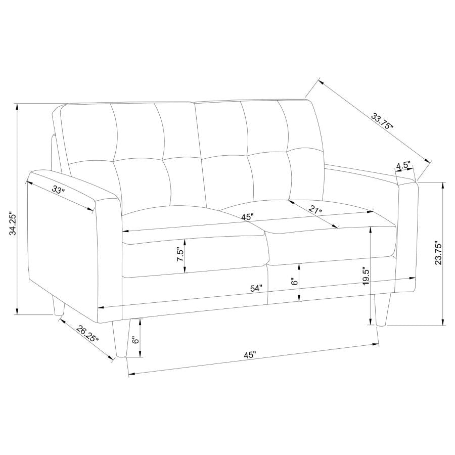 Watsonville Grey 2 Pc Sofa Set - furniture place usa