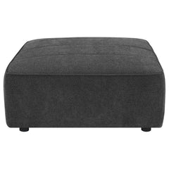 Sunny Grey Ottoman - furniture place usa