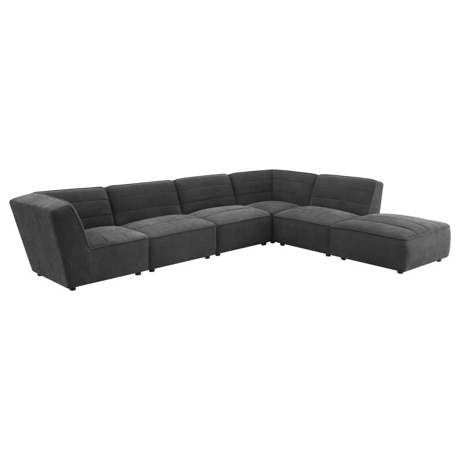 Sunny Grey Ottoman - furniture place usa