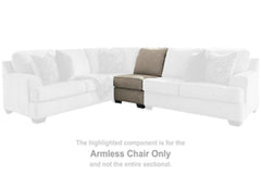 Bovarian Armless Chair - furniture place usa