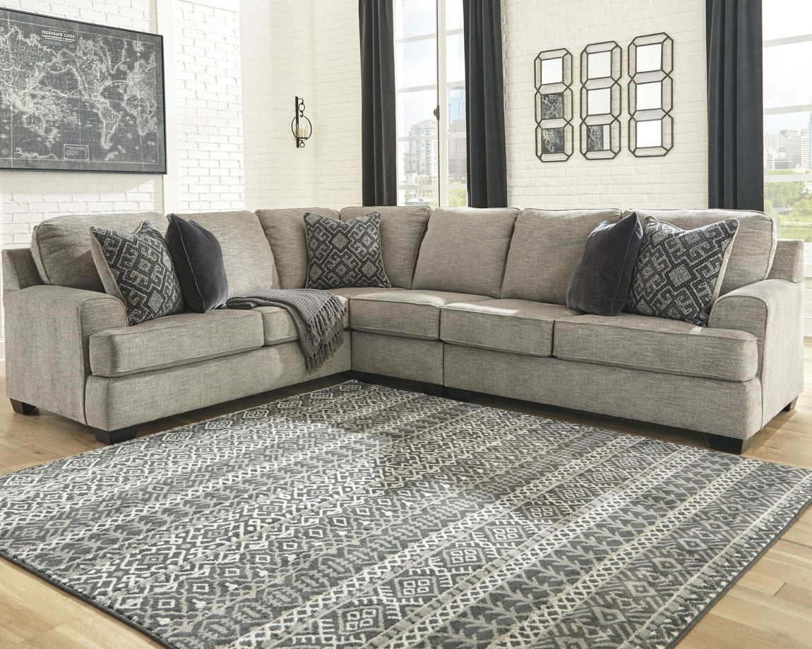 Bovarian 3-Piece Sectional with Ottoman - PKG001482 - furniture place usa