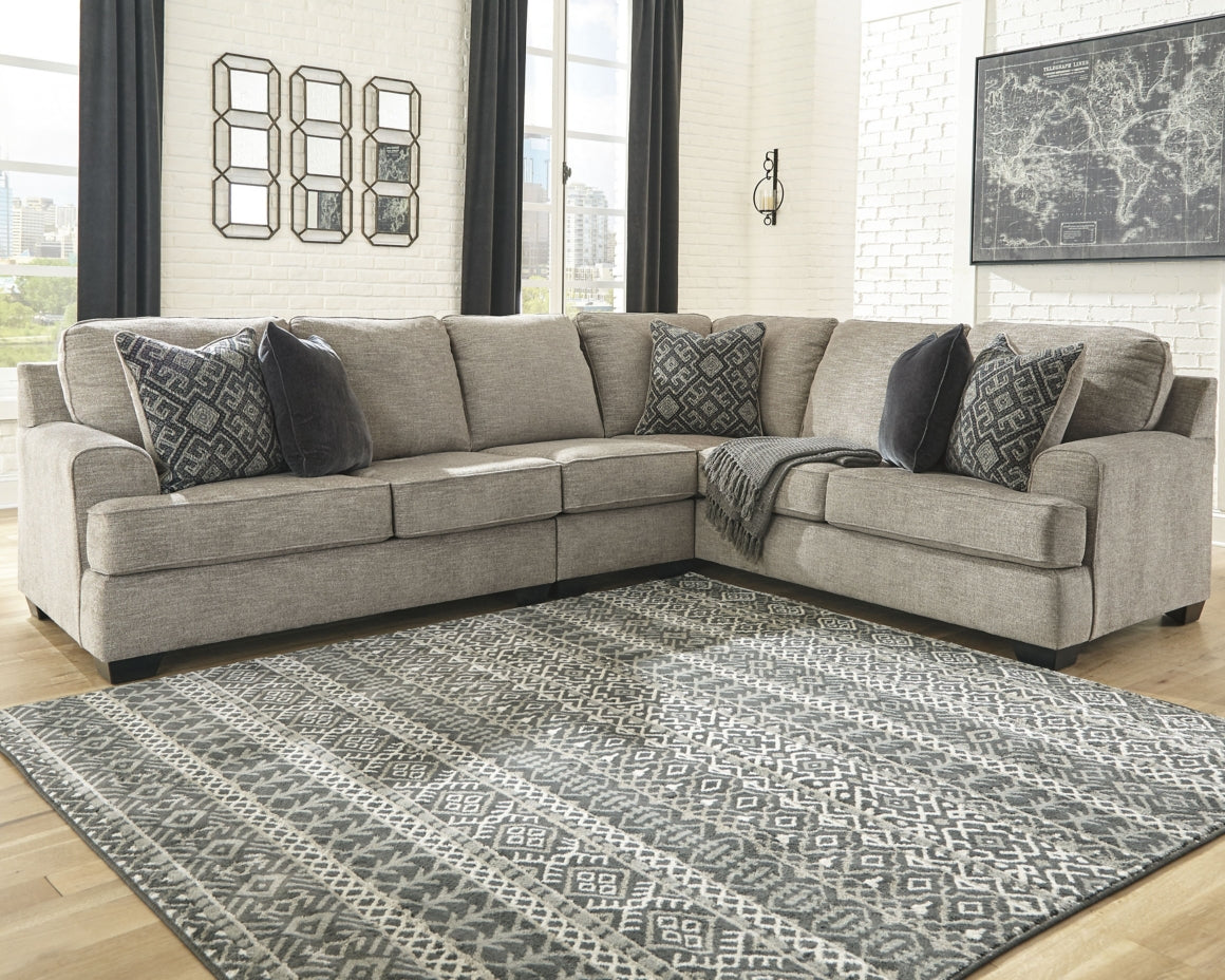 Bovarian 3-Piece Sectional with Ottoman - PKG001480 - furniture place usa