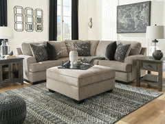 Bovarian 2-Piece Sectional with Ottoman - furniture place usa