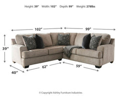 Bovarian 2-Piece Sectional - 56103S1 - furniture place usa