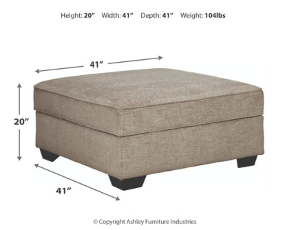 Bovarian 2-Piece Sectional with Ottoman - PKG001481 - furniture place usa