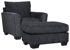 Wixon Chair and Ottoman - furniture place usa