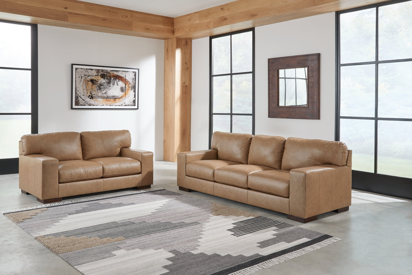 Lombardia Sofa and Loveseat - furniture place usa