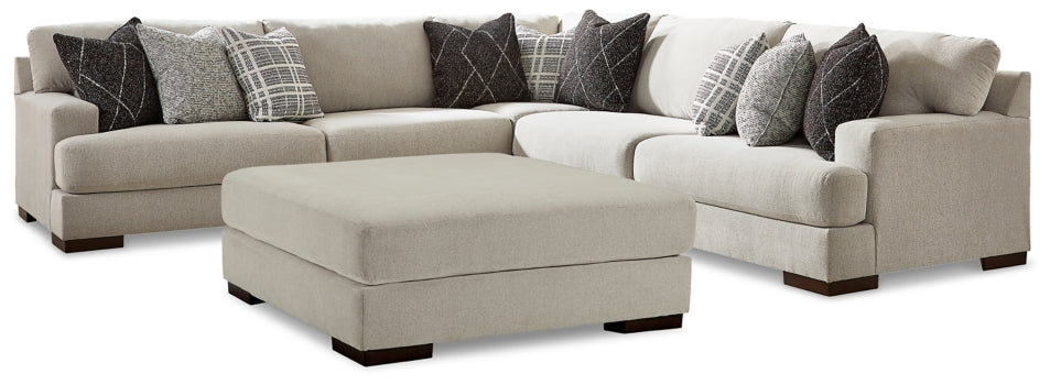 Artsie 3-Piece Sectional with Ottoman - furniture place usa