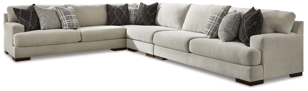 Artsie 4-Piece Sectional with Ottoman - furniture place usa