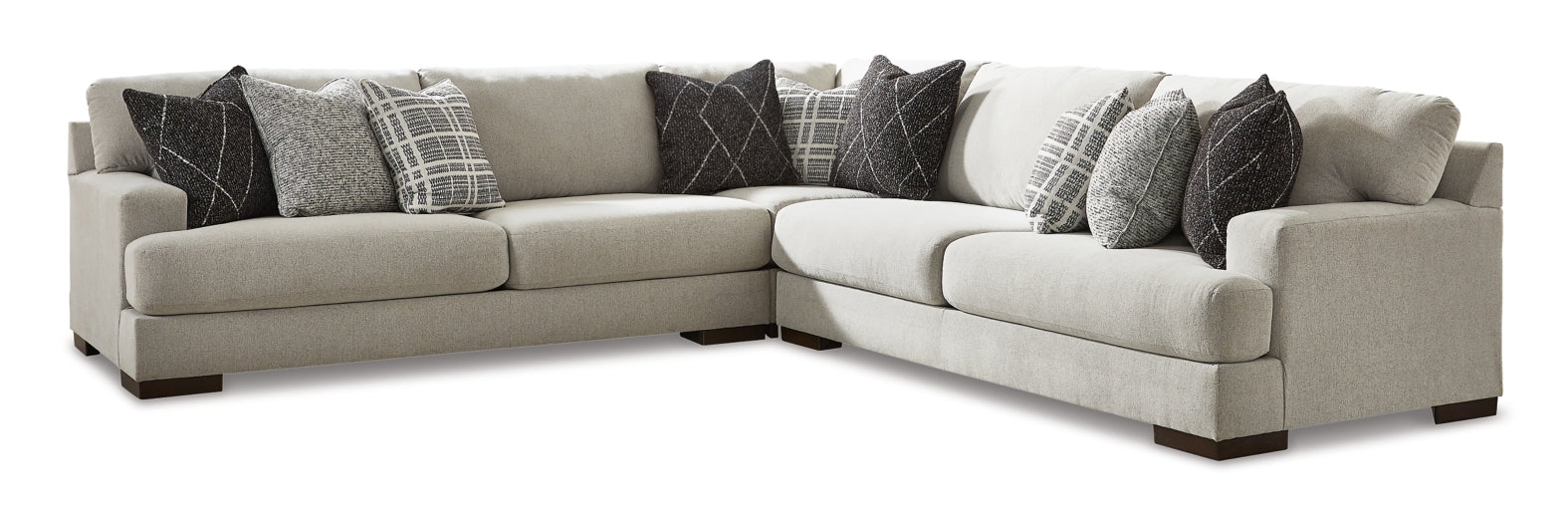 Artsie 3-Piece Sectional with Ottoman - furniture place usa