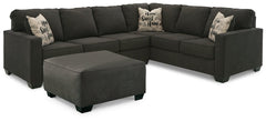 Lucina 3-Piece Sectional with Ottoman - PKG013120 - furniture place usa