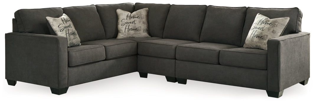 Lucina 3-Piece Sectional with Ottoman - PKG013119 - furniture place usa