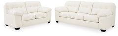 Donlen Sofa and Loveseat - furniture place usa