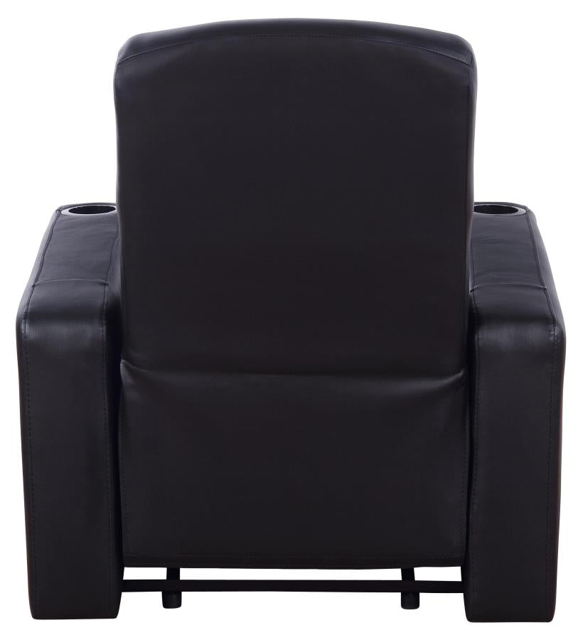 Cyrus Black 9 Pc Theater Seating (5r) - furniture place usa