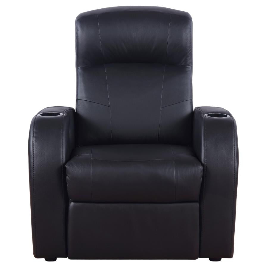 Cyrus Black Recliner - furniture place usa