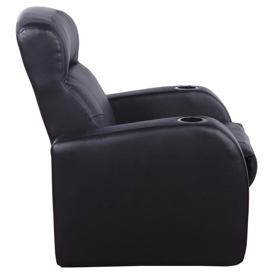 Cyrus Black Recliner - furniture place usa