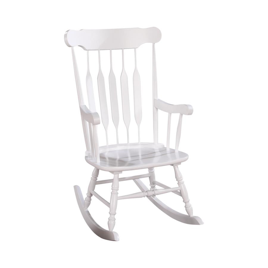 Gina White Rocking Chair - furniture place usa