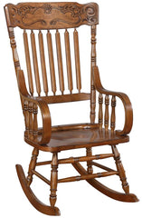 Sara Brown Rocking Chair - furniture place usa