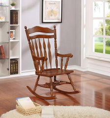 Aylin Brown Rocking Chair - furniture place usa