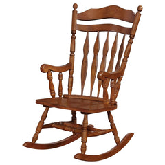 Aylin Brown Rocking Chair - furniture place usa