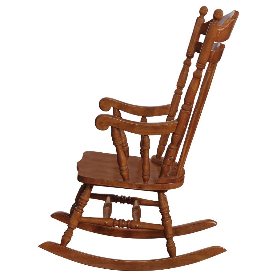 Aylin Brown Rocking Chair - furniture place usa