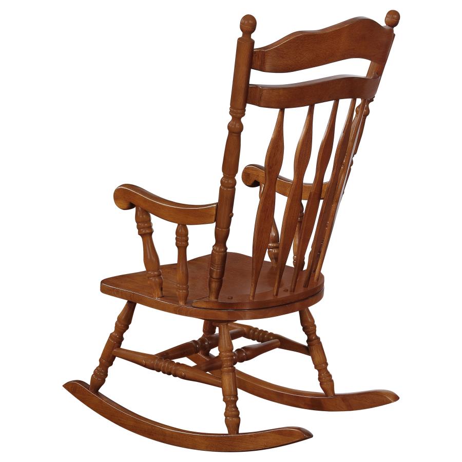 Aylin Brown Rocking Chair - furniture place usa