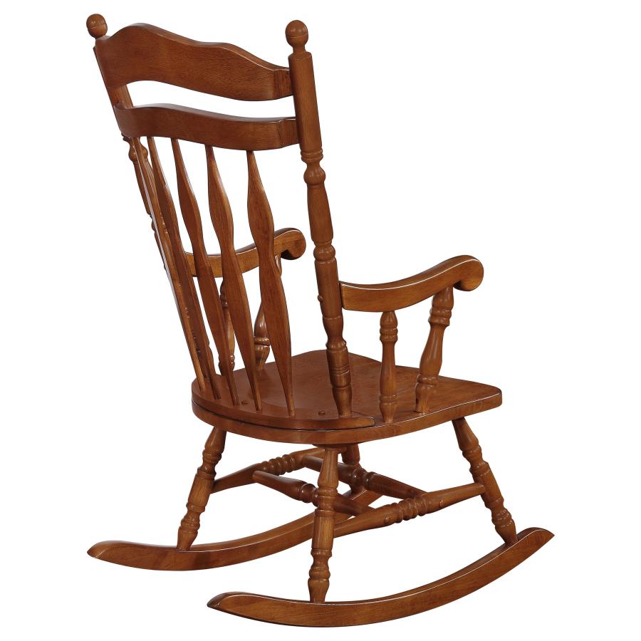 Aylin Brown Rocking Chair - furniture place usa