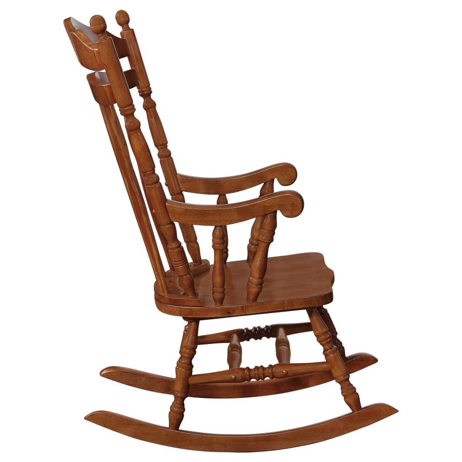 Aylin Brown Rocking Chair - furniture place usa