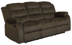 Rodman Brown 3 Pc Motion Sofa Set - furniture place usa