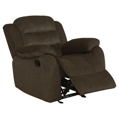 Rodman Brown Glider Recliner - furniture place usa