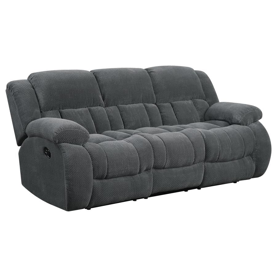 Weissman Grey 2 Pc Motion Sofa Set - furniture place usa